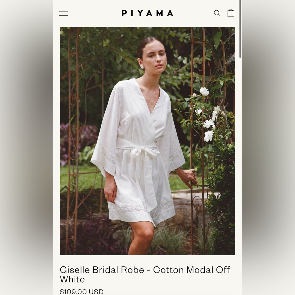 Piyama Giselle Bridal Robe
